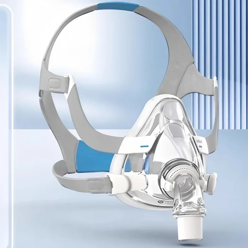 Фото Маска для сна Resmed Airfit F20, полнолицевая, с фиксатором для головы, включая оголовье и раму. №2