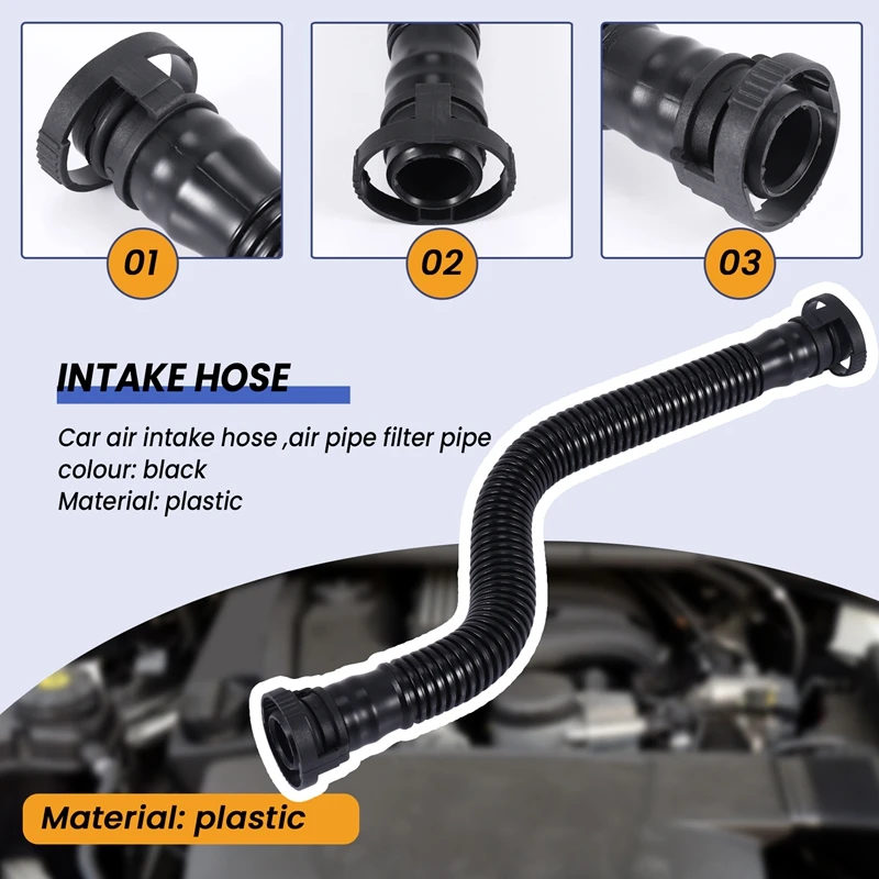 Автомобильный воздуховод фильтрованная труба воздухозаборный шланг с резиновым