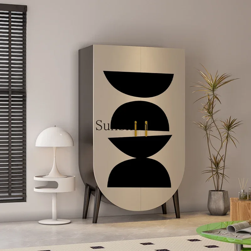 Современный простой многофункциональный шкаф для домашней спальни из массива