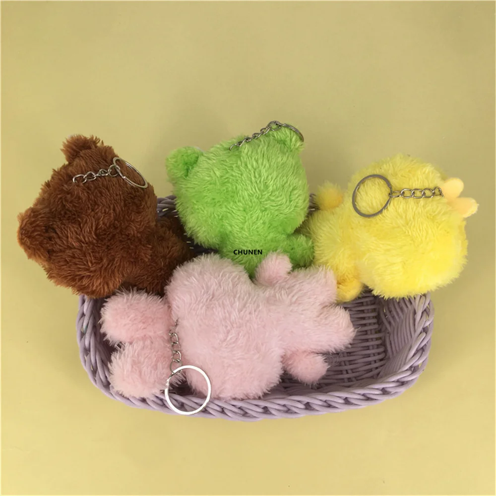 Бесплатная доставка 4 животных маленький медведь кролик лягушка курица мягкая