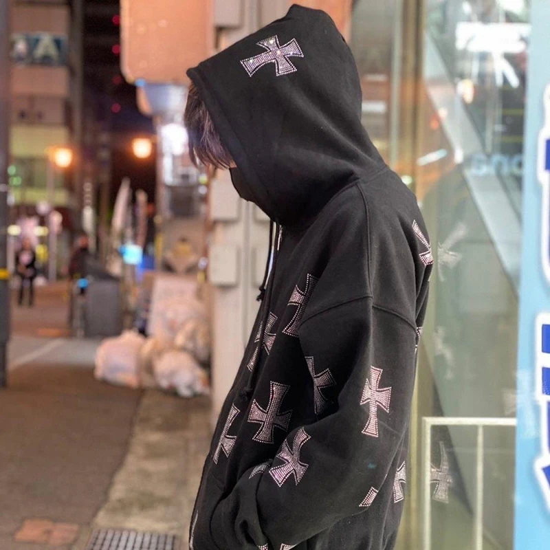 Свитшот с принтом в готическом стиле для мужчин и женщин