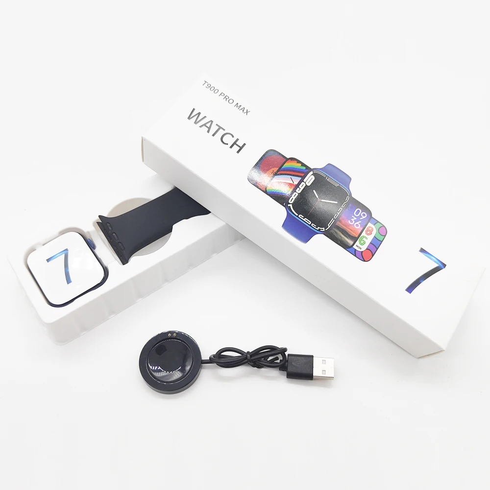 Original IWO T900 Pro Max Smart Watch Men Full Touch Screen BT Call Women Waterproof SmartWatch Clock for Apple Android Phone