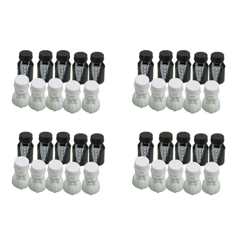 

Wedding Party Bride And Groom Bubble Bottle 4 Sets (96Pcs)