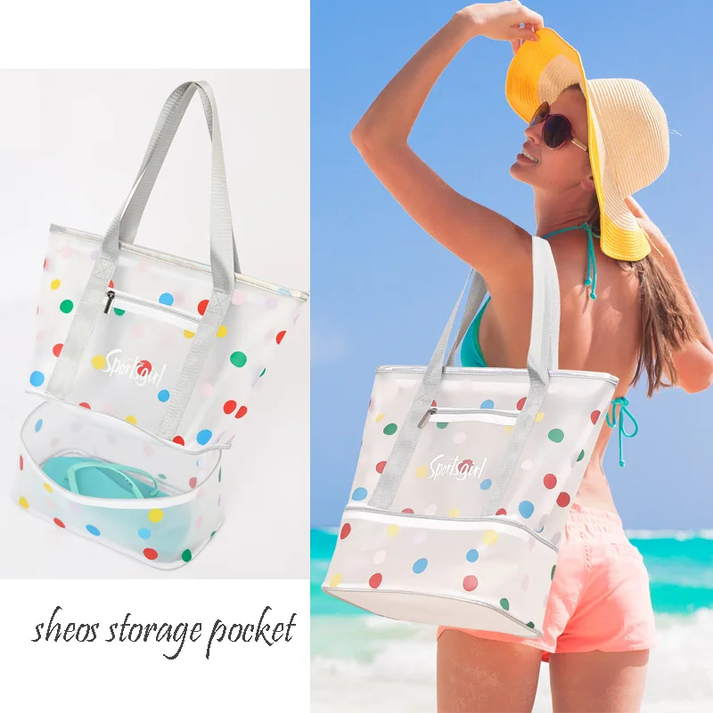 Clear Swimming Gym For Ftiness Sac De Sport Sports Training Handbags Beach Pool Summer Transparent Shoulder Bag Outdoor XA654WA