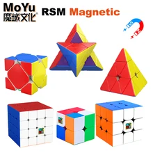 MOYU RS Series 2021 RS3M Maglev 3x3 2020 Magnetic Magic Cube 3×3 Professional 3x3x3 Speed Puzzle Children's Toys Rubick Cubo