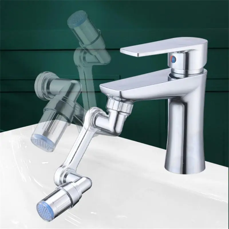 

Multifunctional Faucet Mechanical Arm Bathroom Expansion Bubbler 1080 ° Rotary Faucet Extender Faucet Splash-proof Nozzle