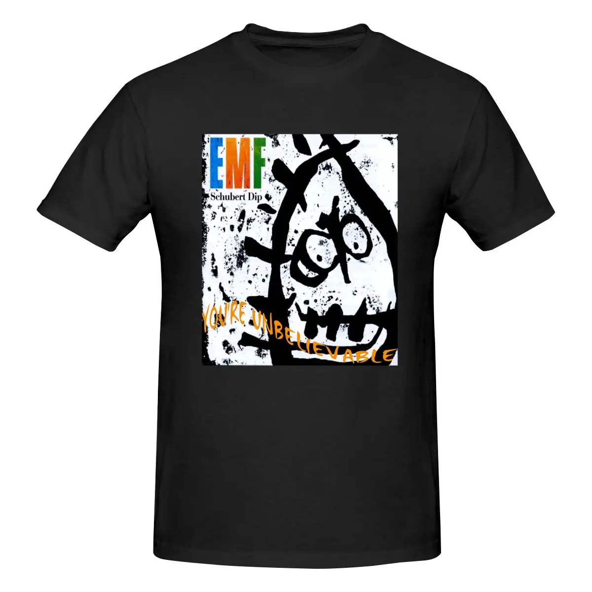 Забавная футболка Tri-blend EMF You Re Unbelievable мужская топы с принтом свободные и