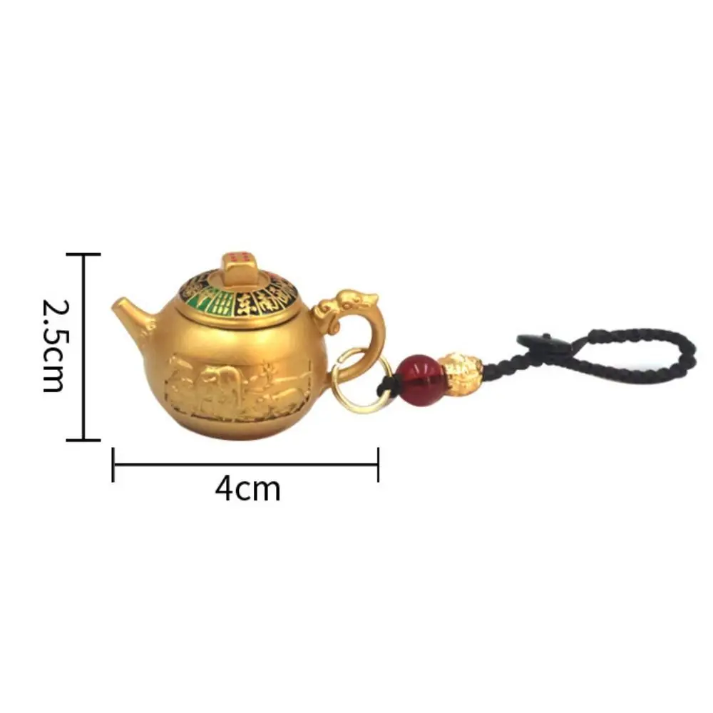 Винтажный латунный брелок со знаком зодиака 12 длинный китайский стиль