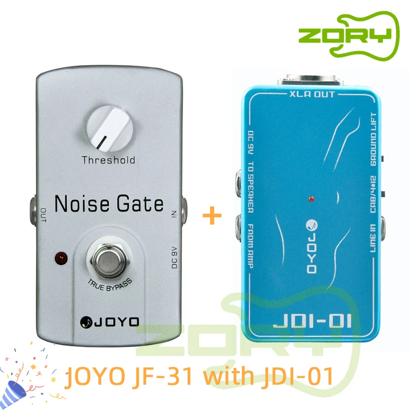 

JOYO JF - 31 Noise Gate Electric Guitar Effect Pedal True Bypass Design Guitar Effect Pedal with Aluminul Alloy Material