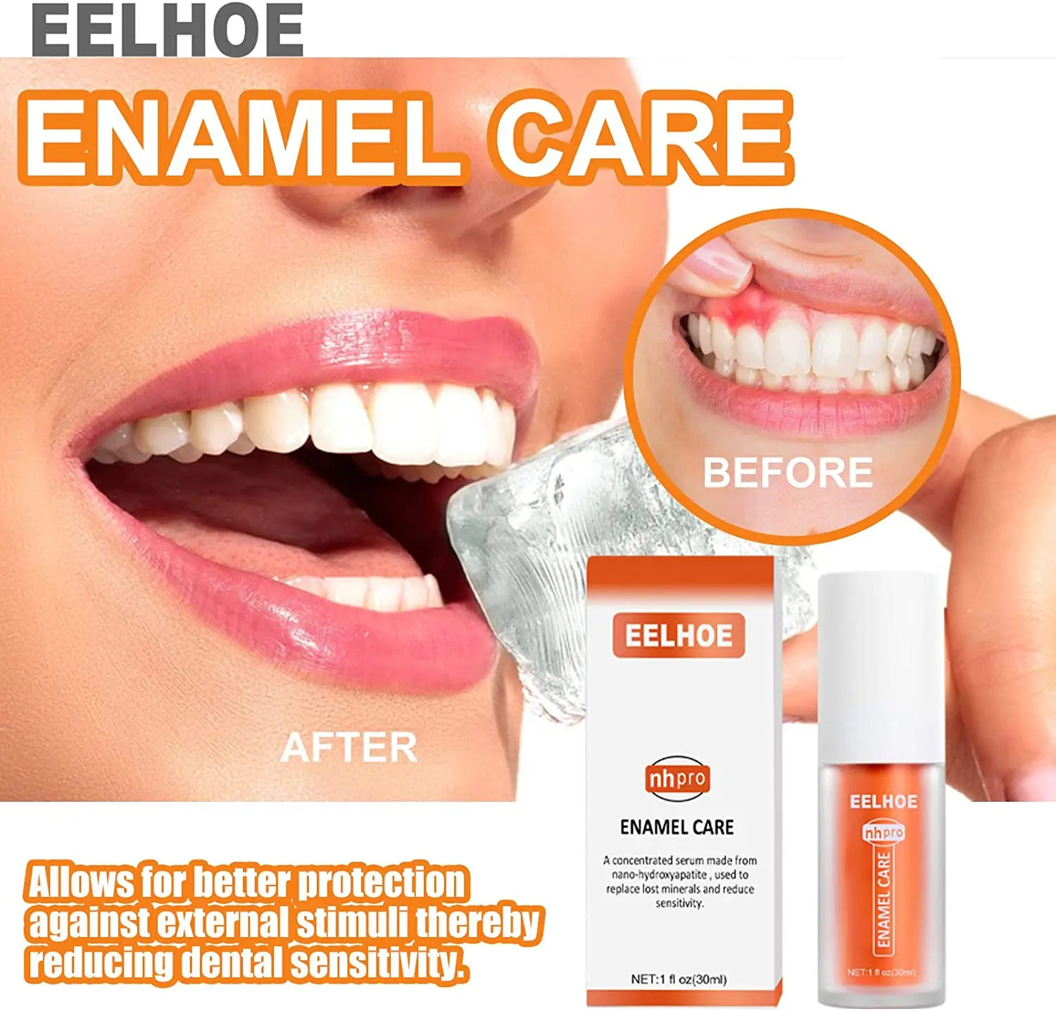 

Teeth Cleansing Toothpaste Tooth Whitening Enamel Care Toothpaste Stains Remover Refreshing Oral Dental Care Oral Teeth Hygiene