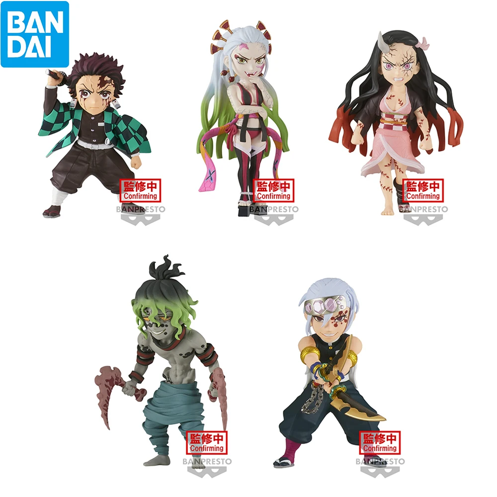

Коллекционные Аниме фигурки Banpresto, игрушки, рассекающий демонов WCF Vol.10, камадо, танджиро, Даки, камадо, незуко, гиютаро, узуй, Тенген