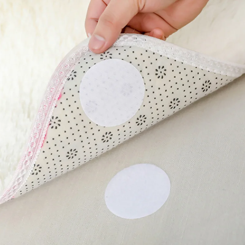 10Pcs Sofa Cushion Non-Slip Sticker Anti Curling Carpet Tape Rug Gripper Carpet and Sheets in Place to Keep the Corners Flat