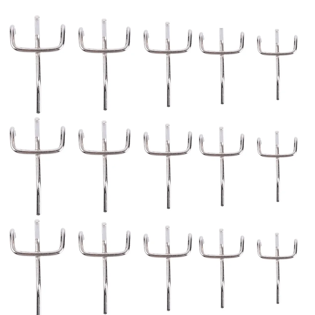 50cps крючок для полки супермаркета с тремя ножками доски вилками треугольный