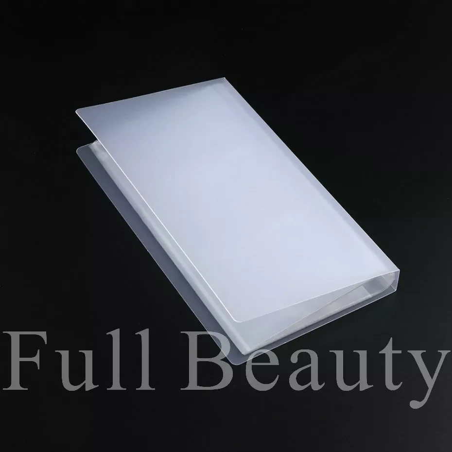 

NEW2023 Slots Empty Nail Slider Album Transparent Storage Book 9x6.3cm Sticker Holder Nail Art Tools Photo Showing Shelf LA2011