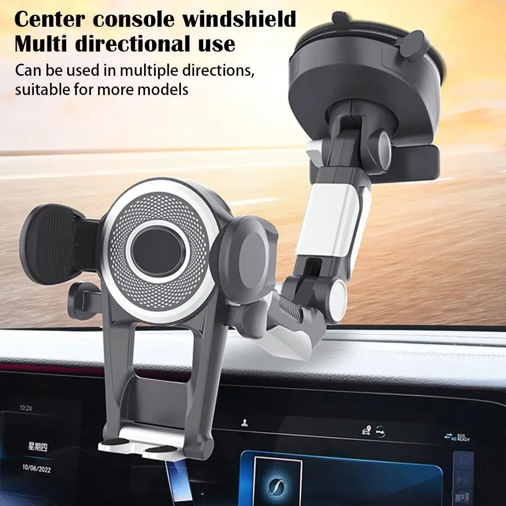 

Универсальный автомобильный держатель для телефона на присоске, подставка с поворотом на 360 °, поддержка мобильных телефонов на приборную панель для IPhone, Huawei, Samsung M9I4