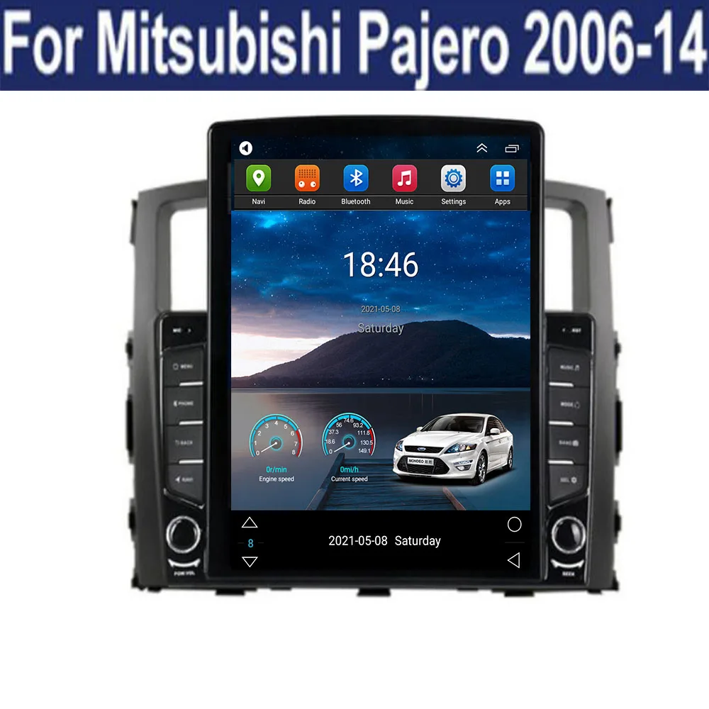 

For Tesla Style 2 Din Android 12 Car Radio For Mitsubishi Pajero 93V97 2007 2008-2035 Multimedia Video Player GPS Stereo Carplay