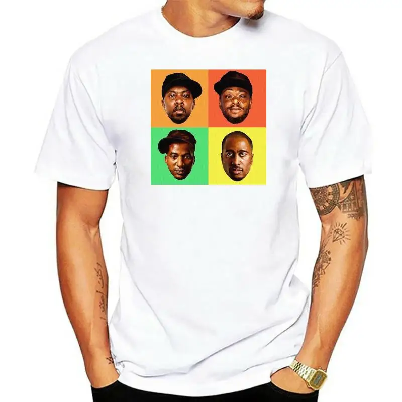 Мужская черная футболка A Tribe называемая Quest Personels Rap в стиле хип-хоп размер S-3Xl