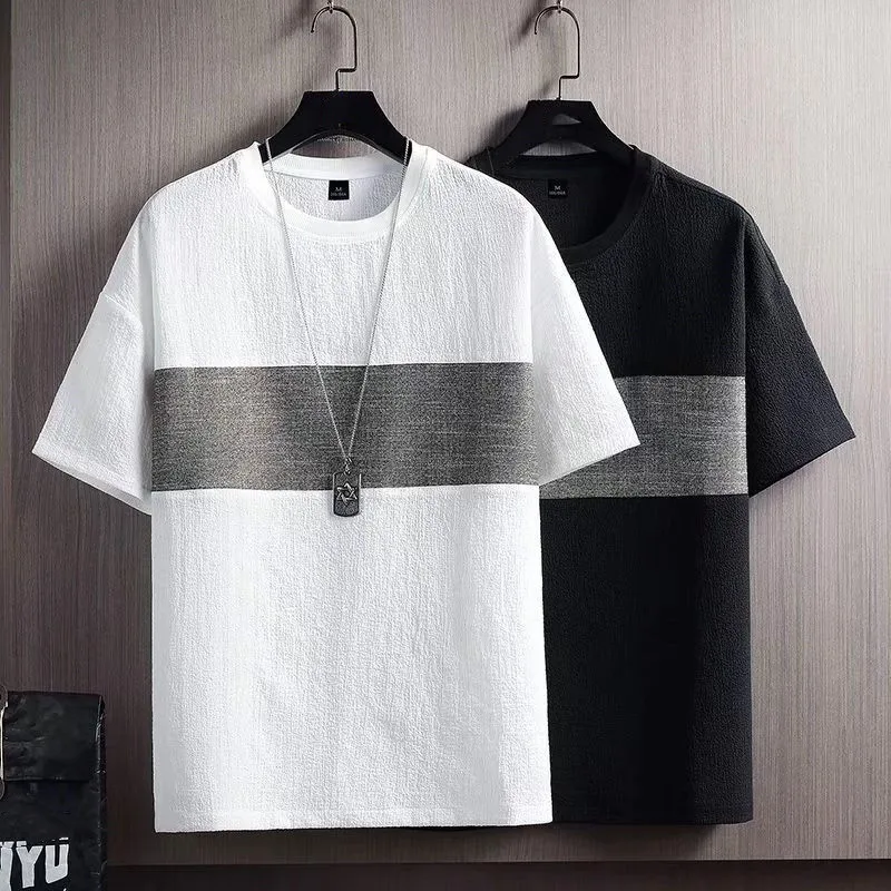 

2022 New Summer Men's T Shirt Male Comfortable Breathable Short Sleeve Casual T-shirt Fashion Mens Streetwear Top Tees