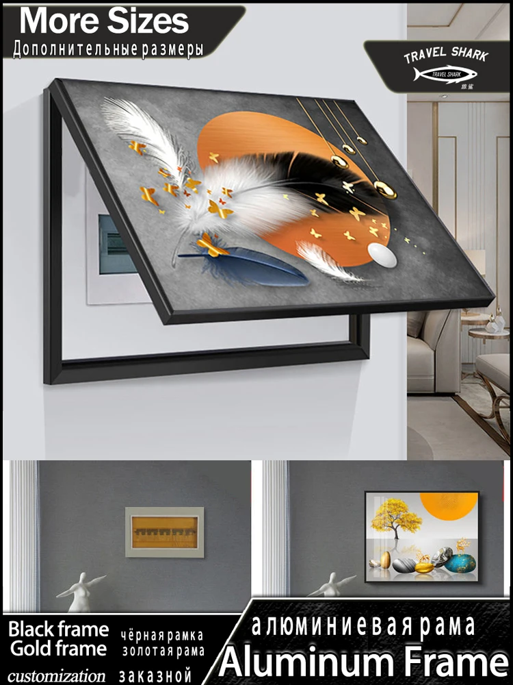 Картины для украшения в скандинавском стиле Настенная картина с рамкой гостиной