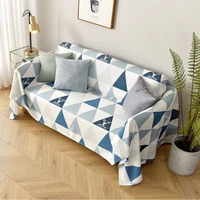 blanket rectangle 180cm modern style geometric pattern all match simple sofa cover soft colorful home decoration throw blankets