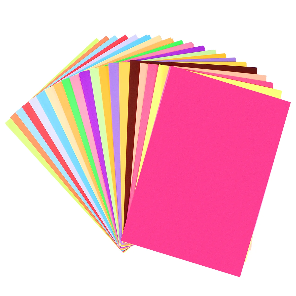 

100PCS Thick Paper Colorful Craft Paper Pastel Paper A4 Paper Craft Paper Paper Textured Paper