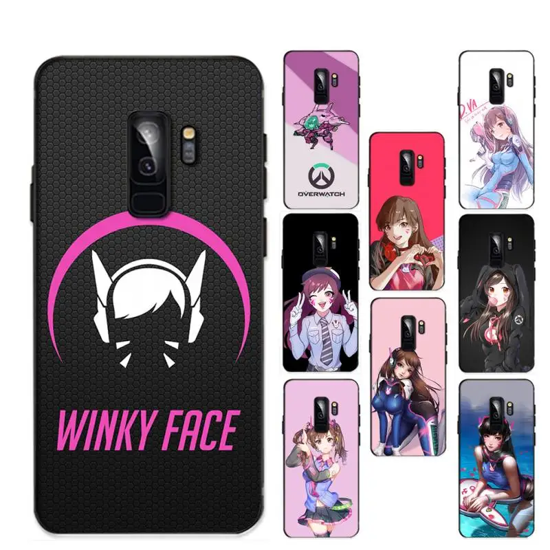 

YNDFCNB Overwatch D.Va Phone Case for Samsung A51 A30s A52 A71 A12 for Huawei Honor 10i for OPPO vivo Y11 cover