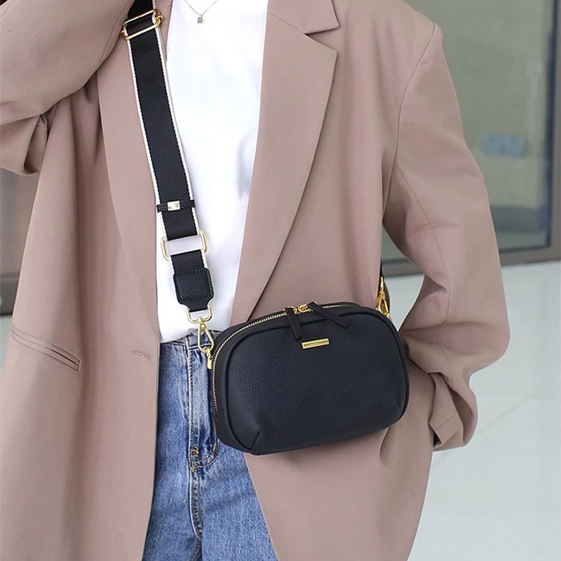 Симпатичная и вместительная 2 ремня 6 цветов кожа Того женская сумка через плечо