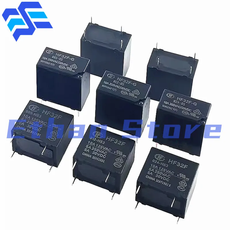 

Электромагнитное реле JZC HF32F 50 шт