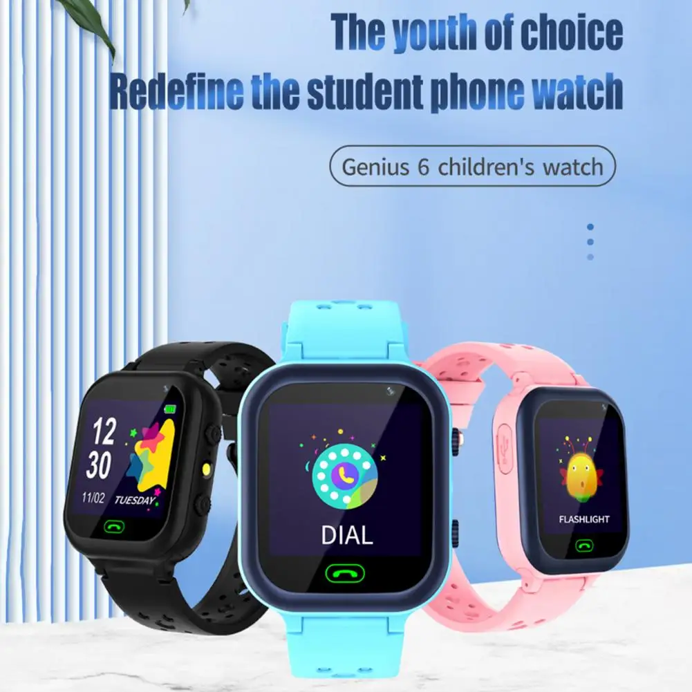 

Electronic Watch 1 Set Convenient High Clarity Rechargeable Taking Photos Smart Phone Watch for Students