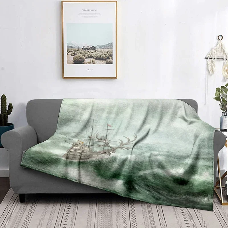 Украшение для дома плюшевое покрывало дивана спальни с изображением животных