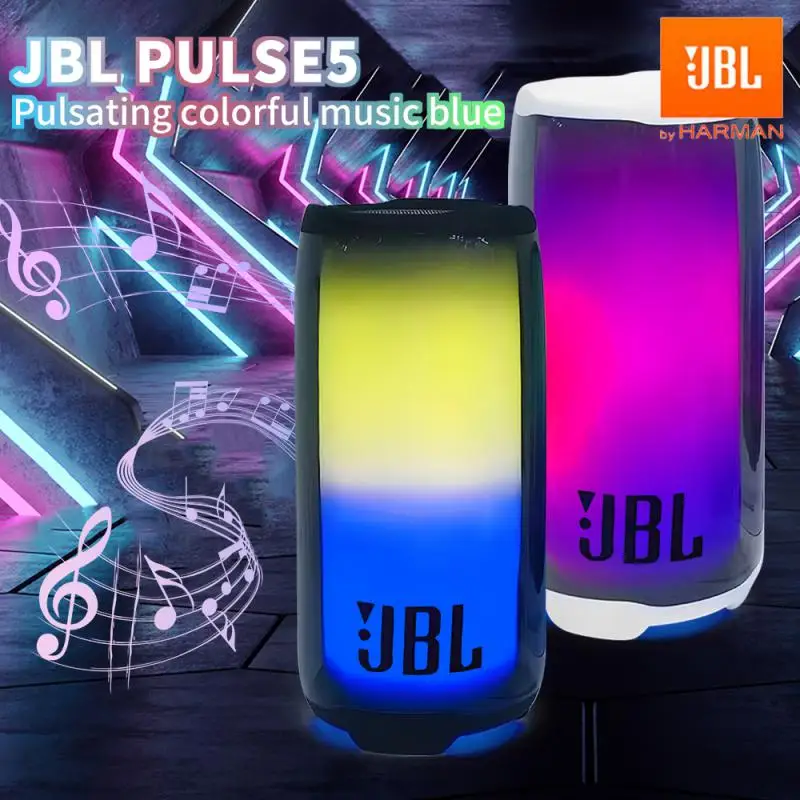 

JBL Pulse 5 Portable Bluetooth Speaker Wireless Bass Column IPX7 Waterproof Outdoor USB Speakers Subwoofer LED Light Tweeter