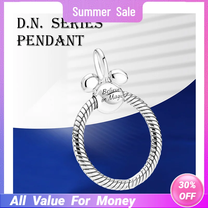 

Подвеска в виде короны или мыши для женщин, из серебра 925 пробы