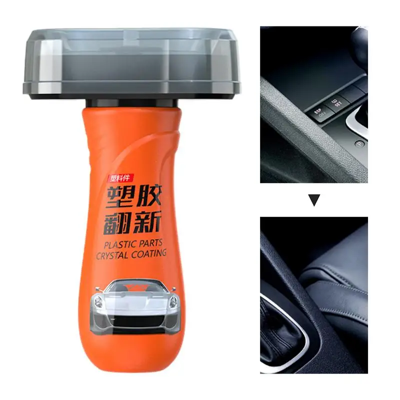 

Car Restoring Liquid For Interior Auto Trim Spray Trim Restorer Safe Auto Detailing Supplies For Dashboard Rearview Mirrors Door