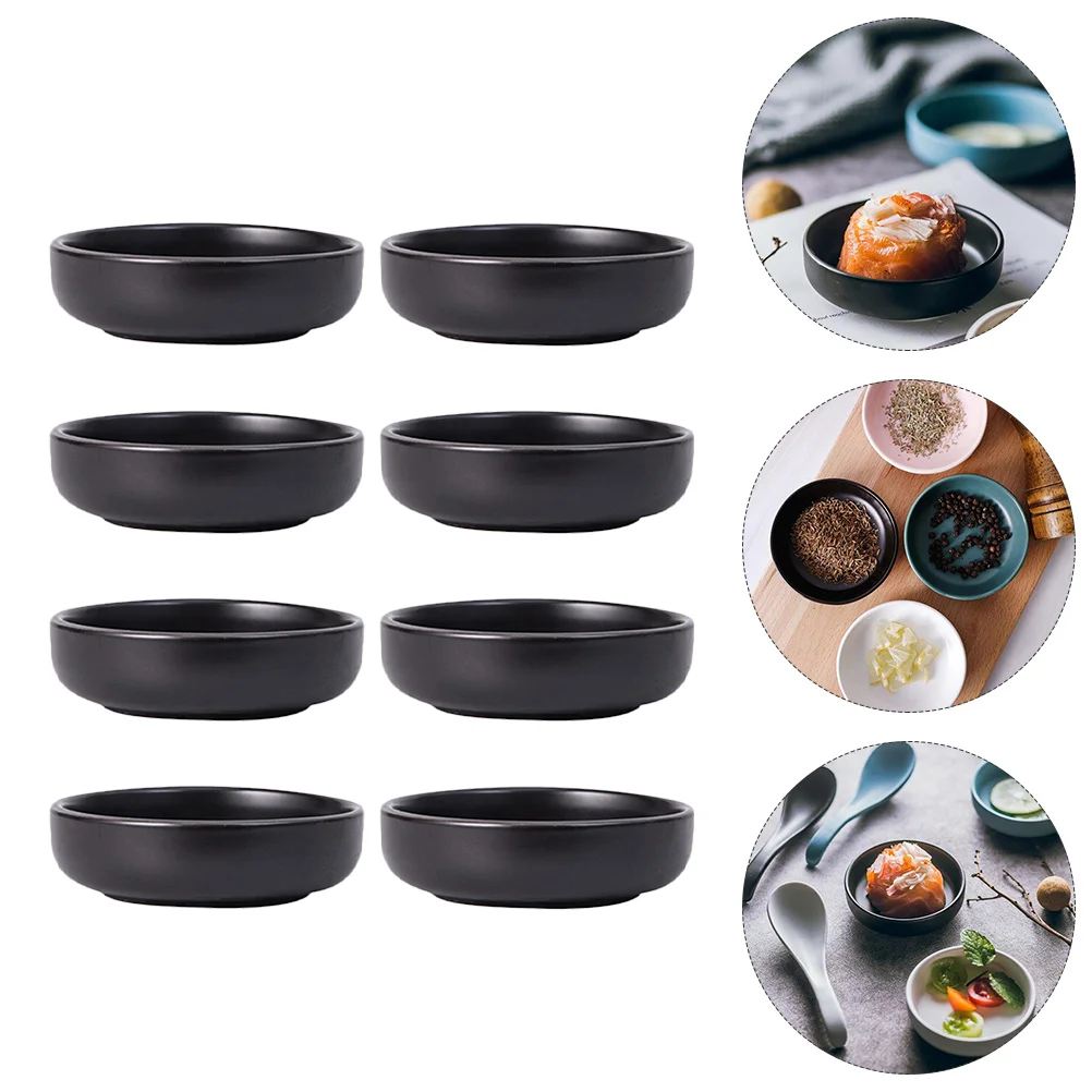 

Bowls Sauce Dish Dishes Dipping Cups Ceramic Plate Platter Fruit Soy Bowl Plates Portion Dip Pinch Dressing Salad Ramekin