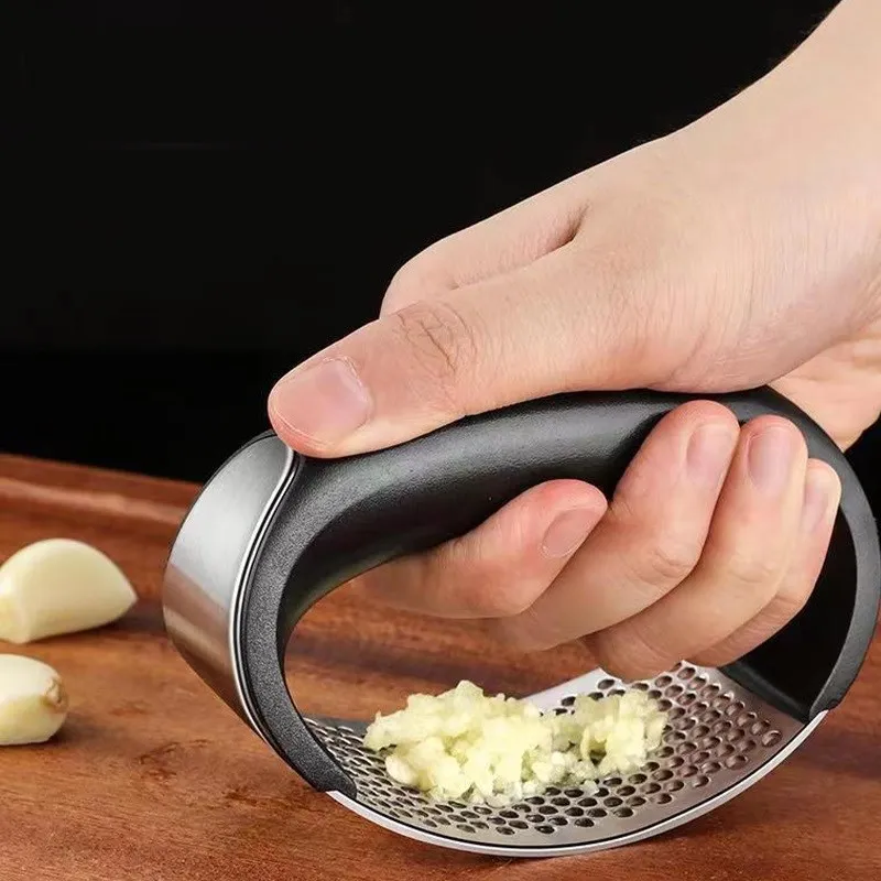 

Пресс для чеснока из нержавеющей стали ручной измельчитель чеснока измельчитель инструменты для чеснока изгиб фруктов овощей Кухонные гаджеты