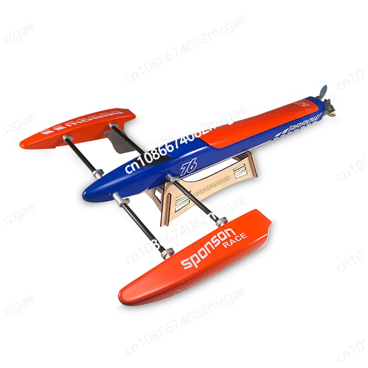 TFL 1138 бесщеточная электрическая радиоуправляемая лодка Blue Arrow Outrigger из
