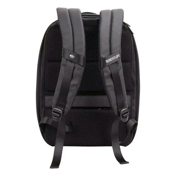Rucksack for Laptop and Tablet with USB Output Bestlife 15,6'' Black