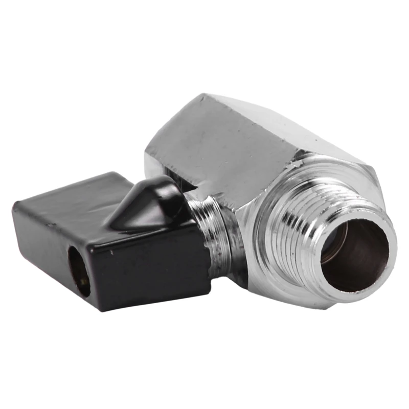 Хромированный латунный 1/4 дюймовый шаровой кран Bsp New5x резьбовой штекер-гнездо