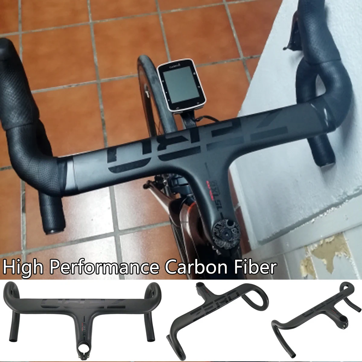 Рулевая колонка с интегрированной выносной частью RXL SL из углепластика 1-1/8 дюймов с плоской гоночной рулевой колонкой, внутренняя маршрутизация для велоруля.