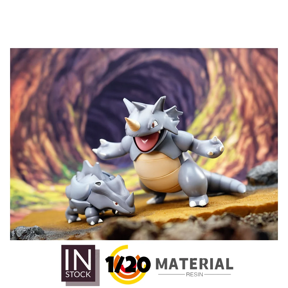 [В наличии] 1/20 фигурка из смолы [HH] - Rhyhorn & Rhydon