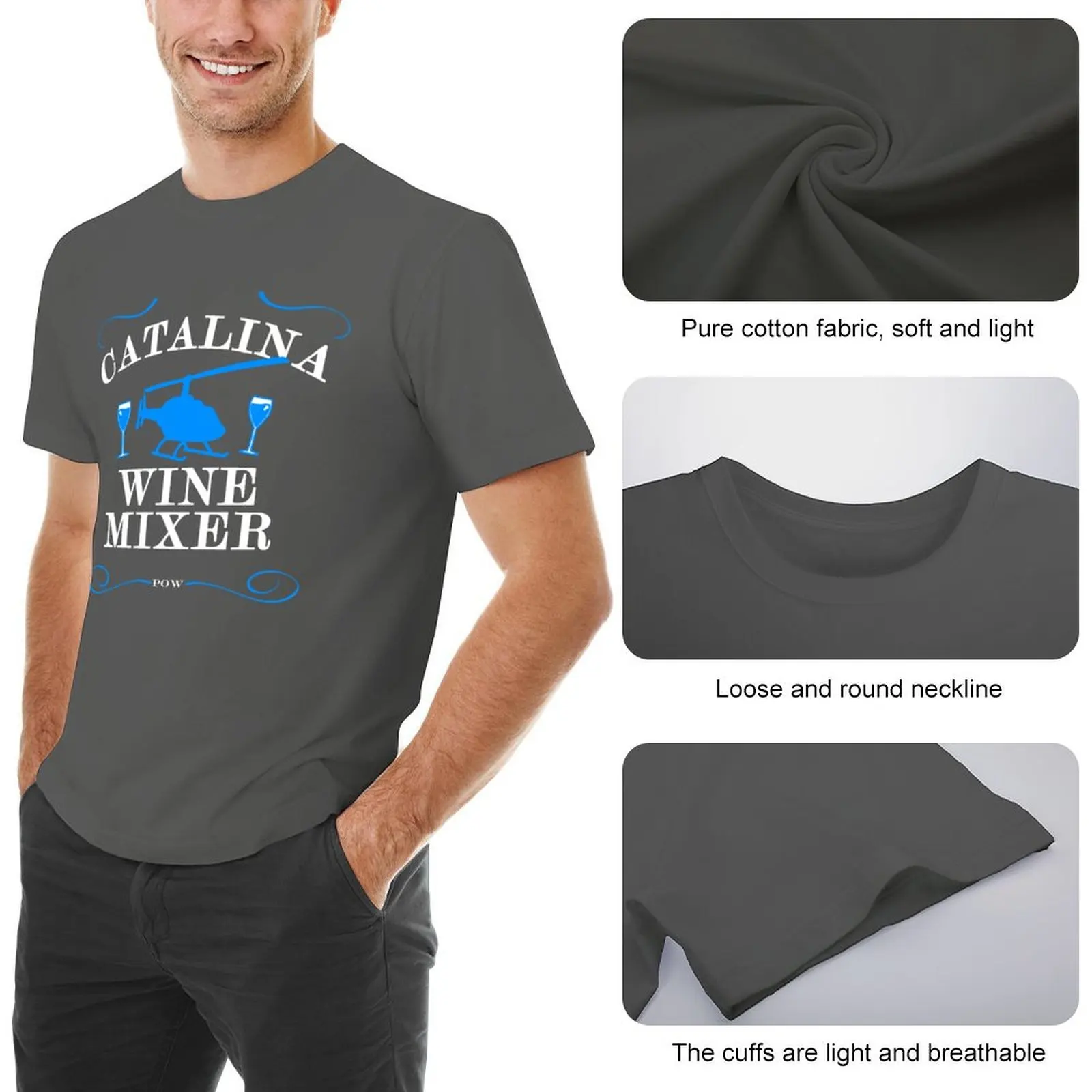 Футболка Catalina Wine Mixer футболка на заказ роскошные дизайнерские рубашки с рисунком