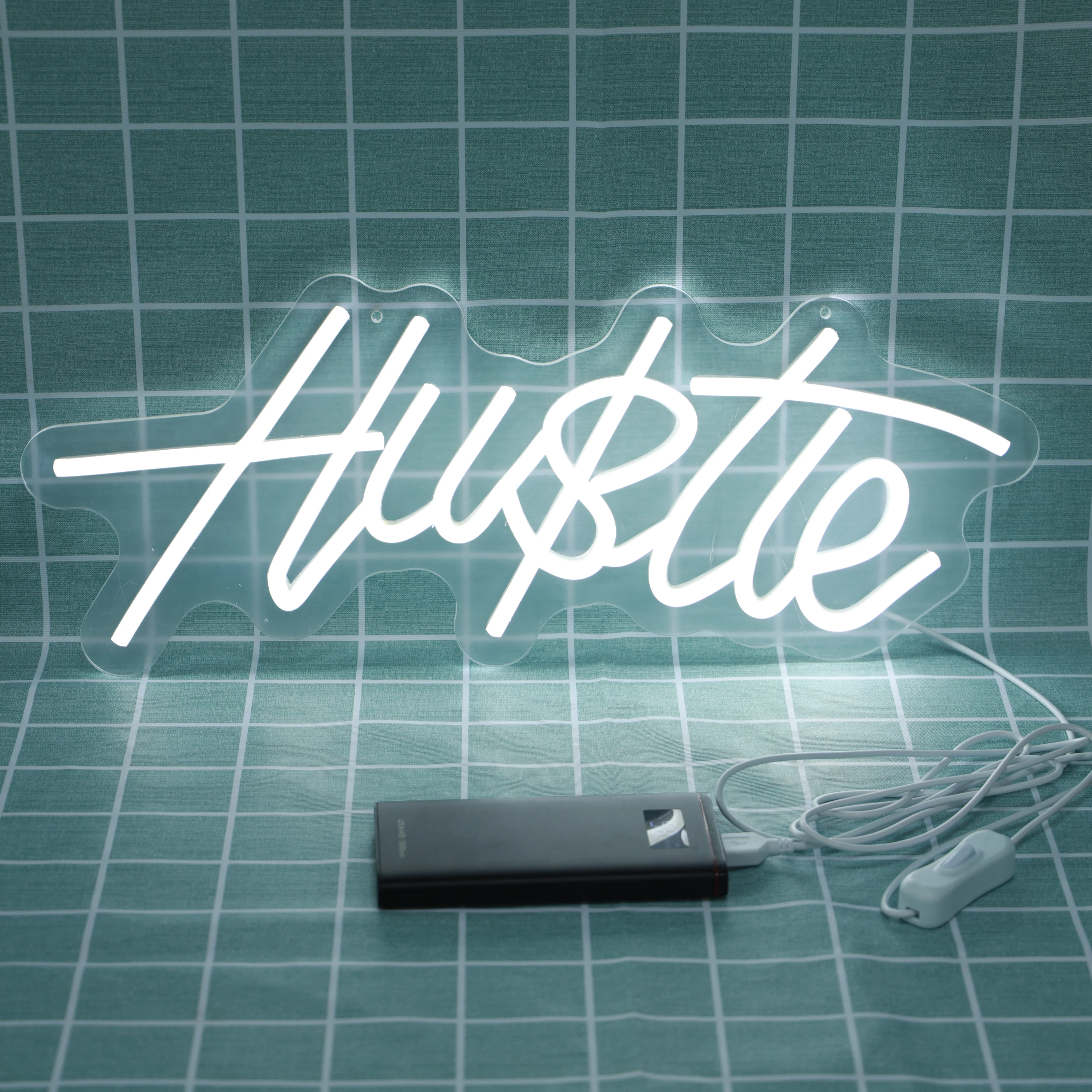Hustle Neon Sign Design Led Neon Signs Light for Wedding Pub Club Home Restaurant Wall Hanging Neon Lights