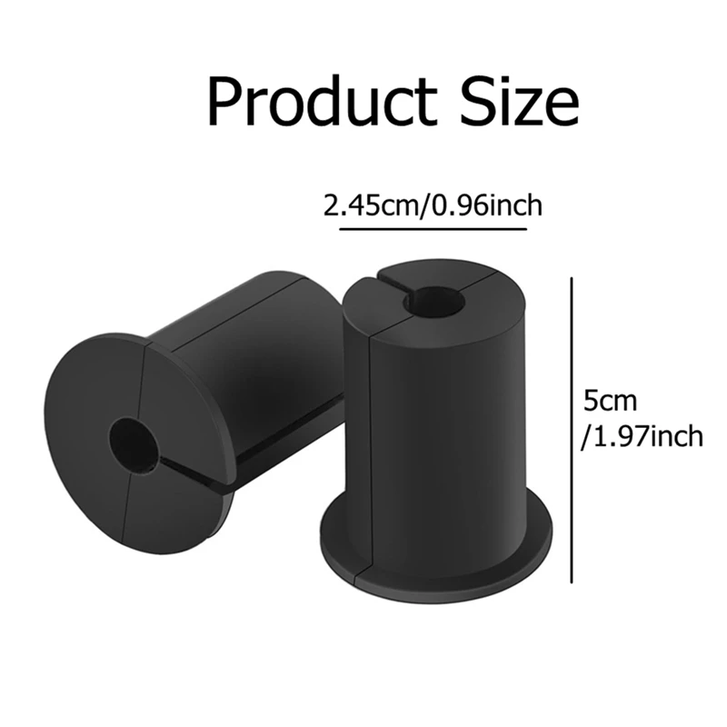 4PCS Cable Routing Kit 1 Inch Wall Pass Through For Starlink Dishy Ethernet Network Wire Holes Grommet