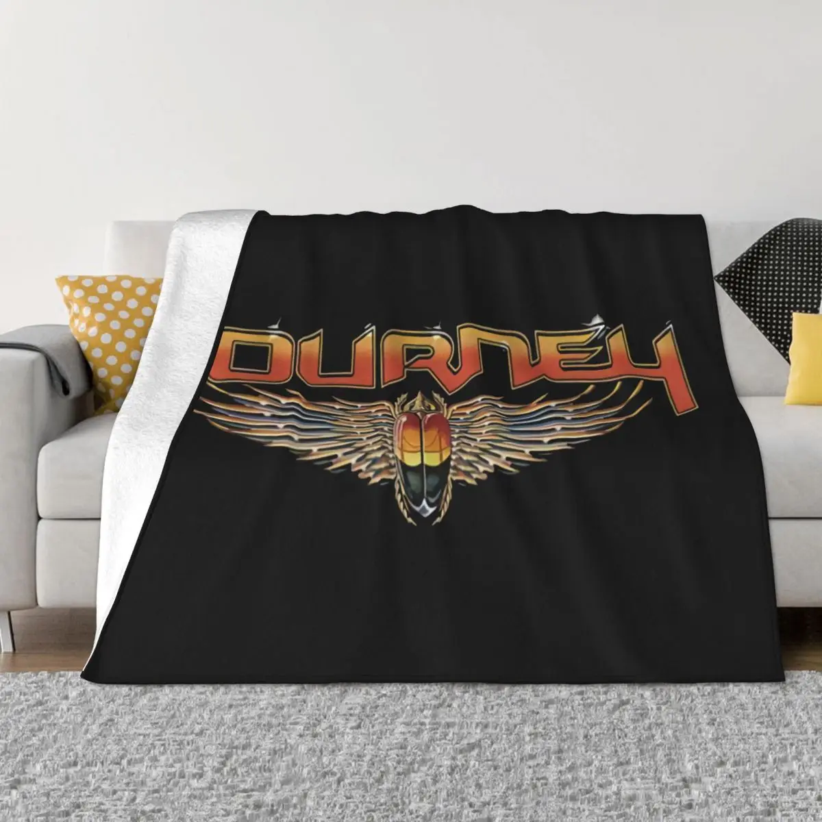 Новинка весеннее черное одеяло с логотипом Journey и принтом аниме в западном стиле