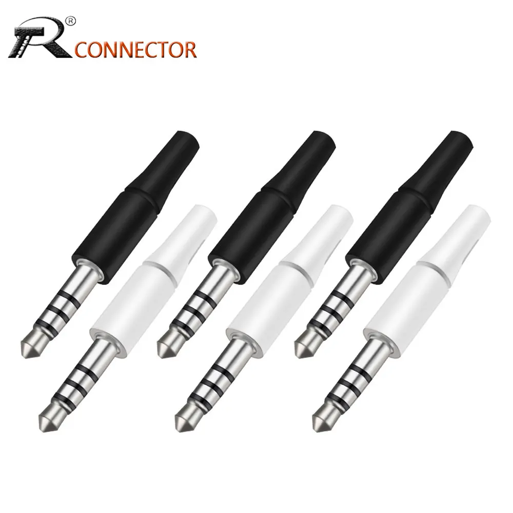 

20pcs Outlet 17mm/14mm Jack 3.5mm Stereo 3 Pole Male Jack for DIY Headset Earphone or Used for Repair Earphone Gold/Nickle plate