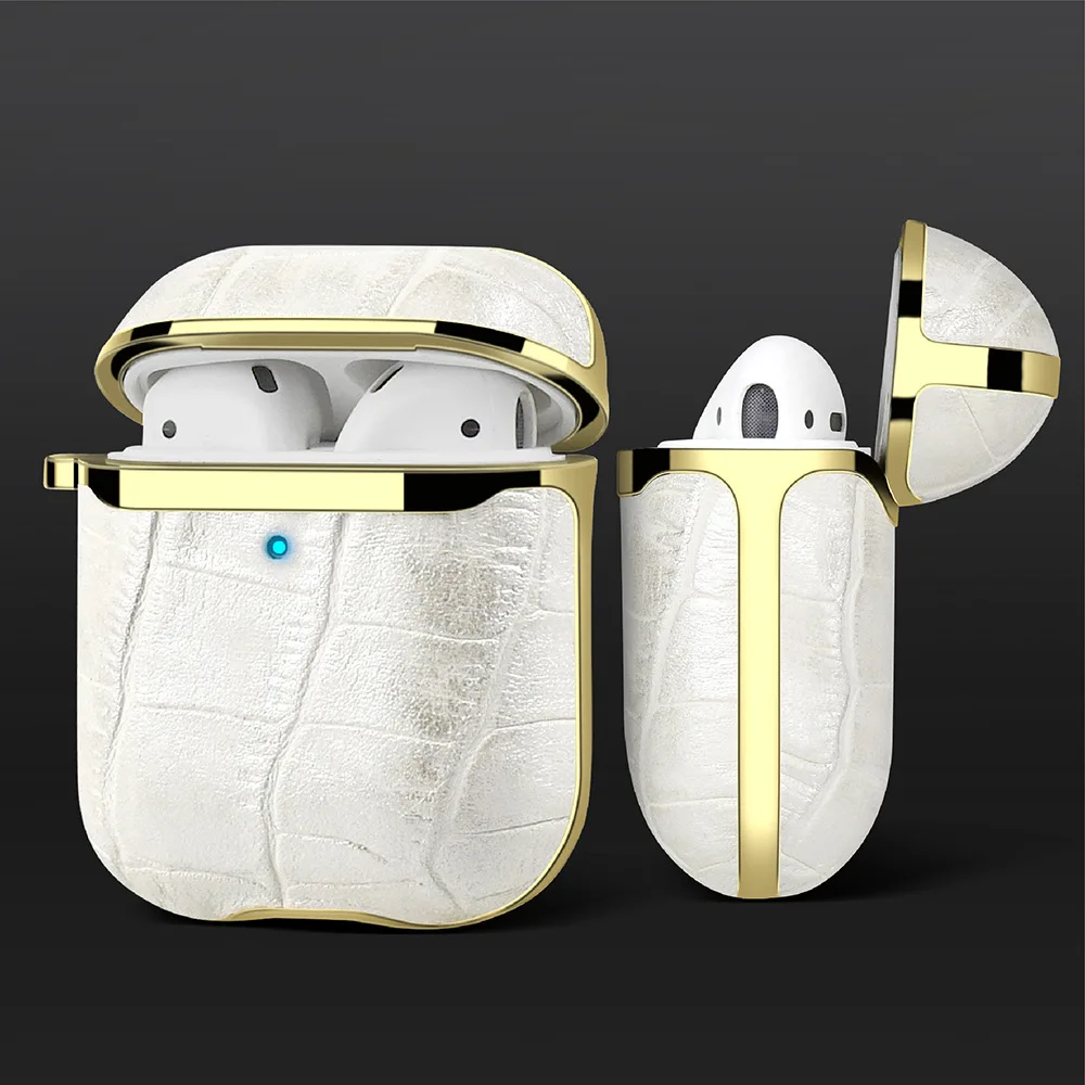 

2022 New Leather Case for Apple Airpods Pro 3 Crocodile Bluetooth Earphone Shell AirPods3 Leather Case Protective Accessories