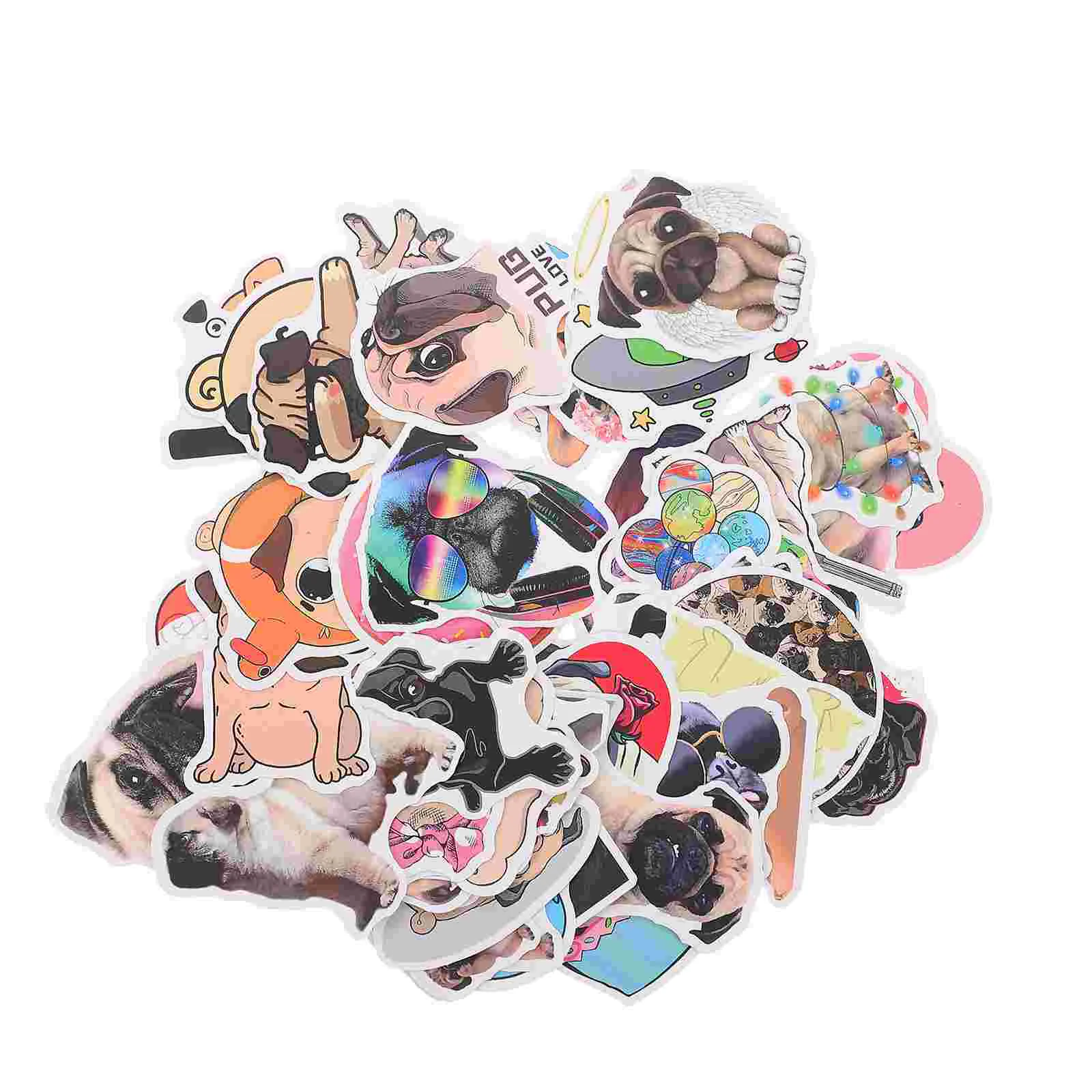 

100pcs Cartoon Dog Sticker DIY Graffiti Decal Notebook Luggage Sticker