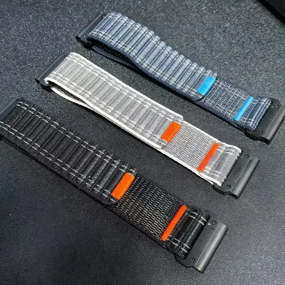 1 шт. нейлоновый ремешок Quickfit 22 мм или 26 для Garmin Fenix E 8 7 7X 6 6X/Epix Pro Gen2 тканый