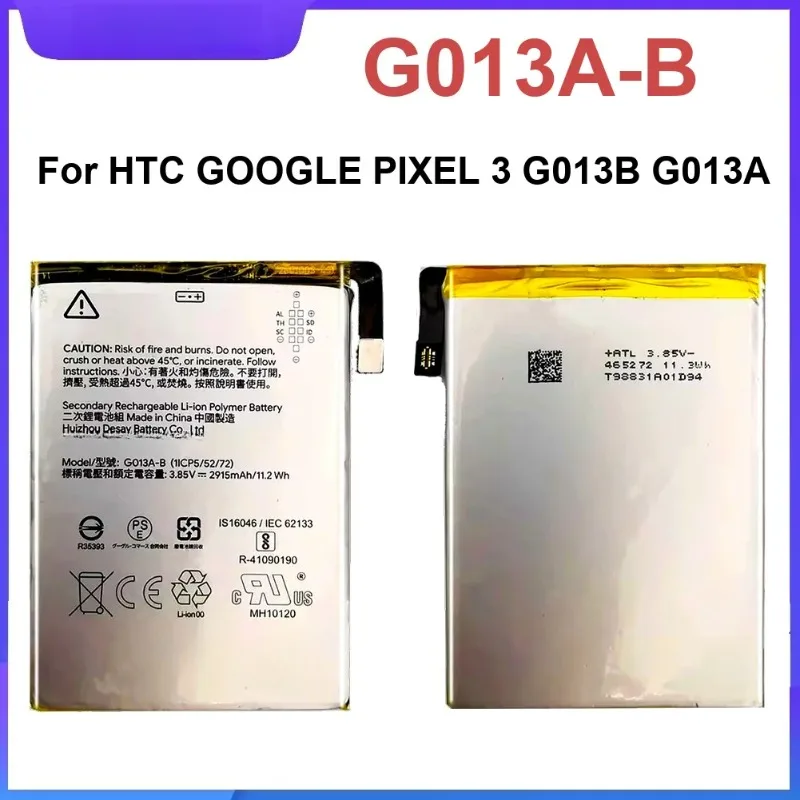 Фото Сменная батарея для телефонов Google Pixel 8, 7A, 7 Pro, 6, 5, 4 XL, 3 XL, 2, 2B, 3, 4A, 5A, 5G, 3000 мАч №4