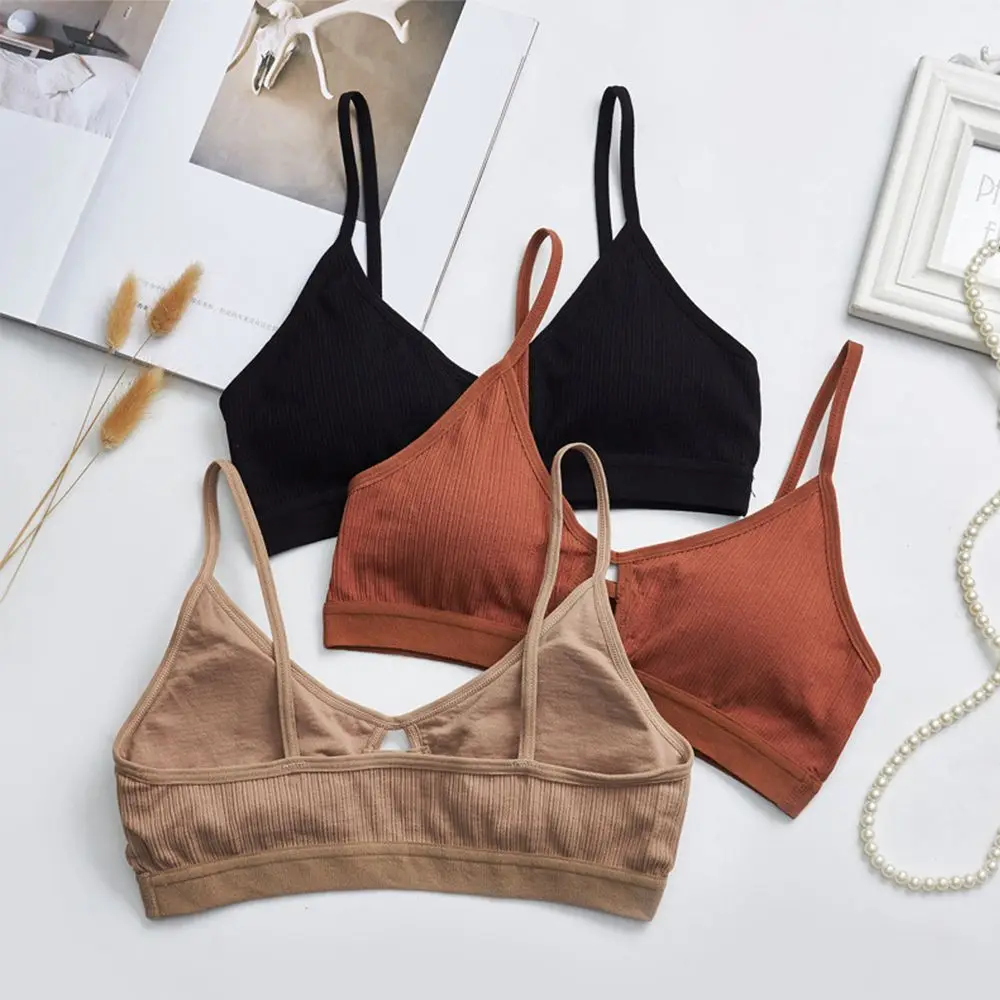 

Comfortable Traceless Sexy Thin Thread Bra Breathable Fashion Push Up Bralette Front Hollow Out Women Wireless Underwear